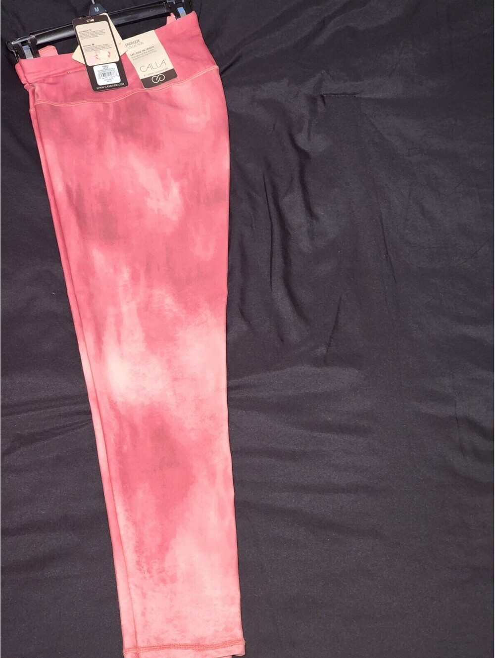 CALIA by Carrie Underwood Energize Paradise Pink Tie Dye Ankle Leggings M